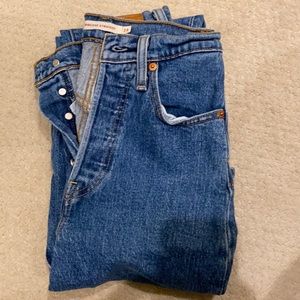 levi’s rib cage straight jeans